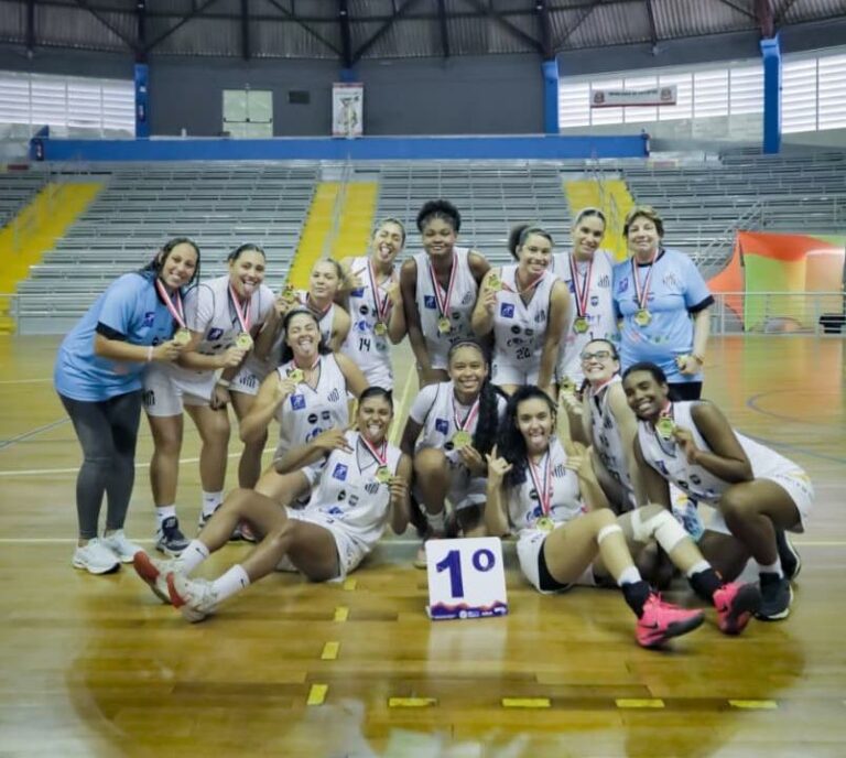 Basquete feminino de Santos conquista medalha de ouro nos Jogos Abertos do Interior