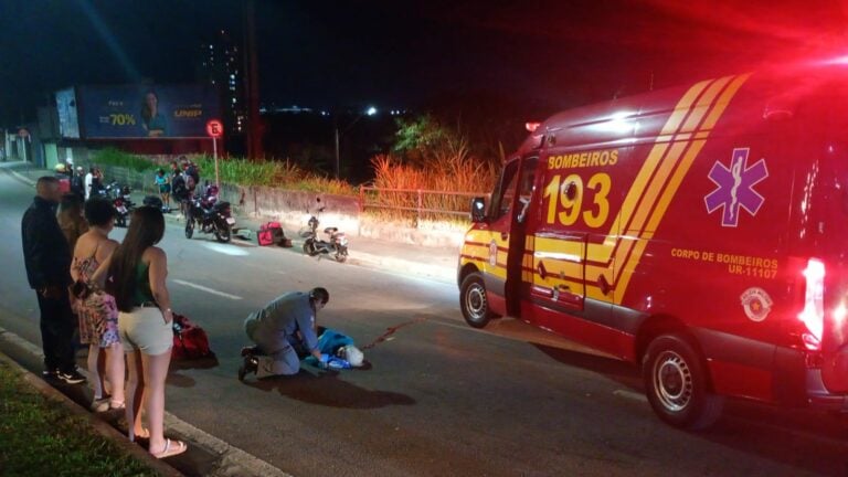 Acidente deixa uma pessoa morta na Avenida dos Astronautas, em São José
