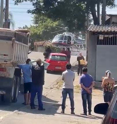 VÍDEO: Acidente envolvendo dois veículos mobiliza o helicóptero Águia na SP-50, em São José