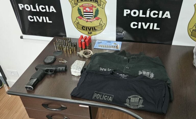 Falso policial civil é preso por ameaças e posse de munição em Santa Bárbara d´Oeste