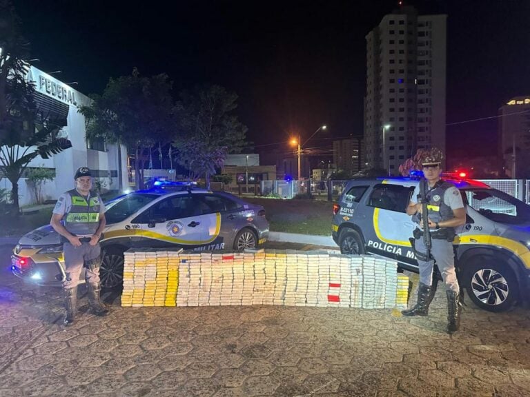 PM Rodoviária apreende cocaína avaliada em R$ 10 milhões
