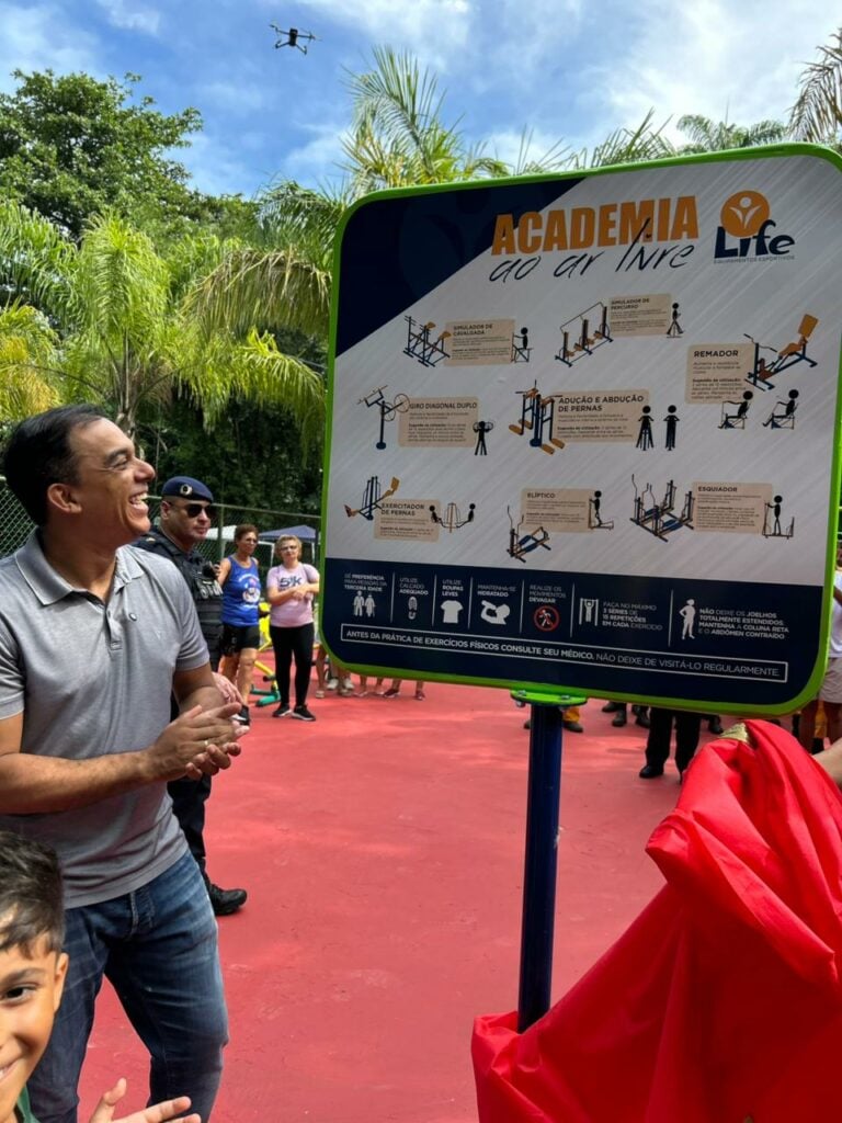 Vereador Adilson Junior destina emenda para a reinauguração da Academia ao Ar Livre do Jardim Botânico