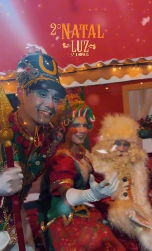 ‘Trenzinho do SBT’ inicia passeios nesta sexta (12) no 2º Natal Luz de Salesópolis