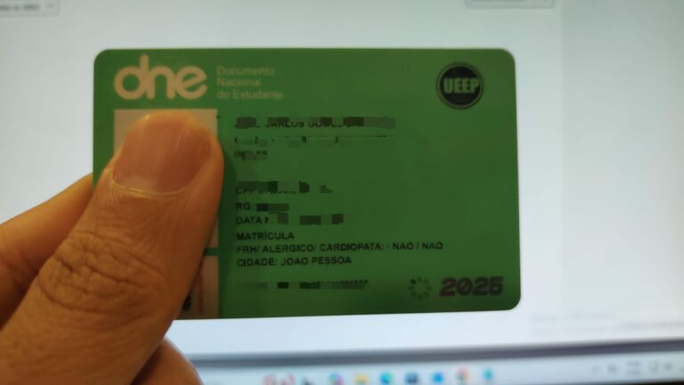 carteira de estudante joão pessoa