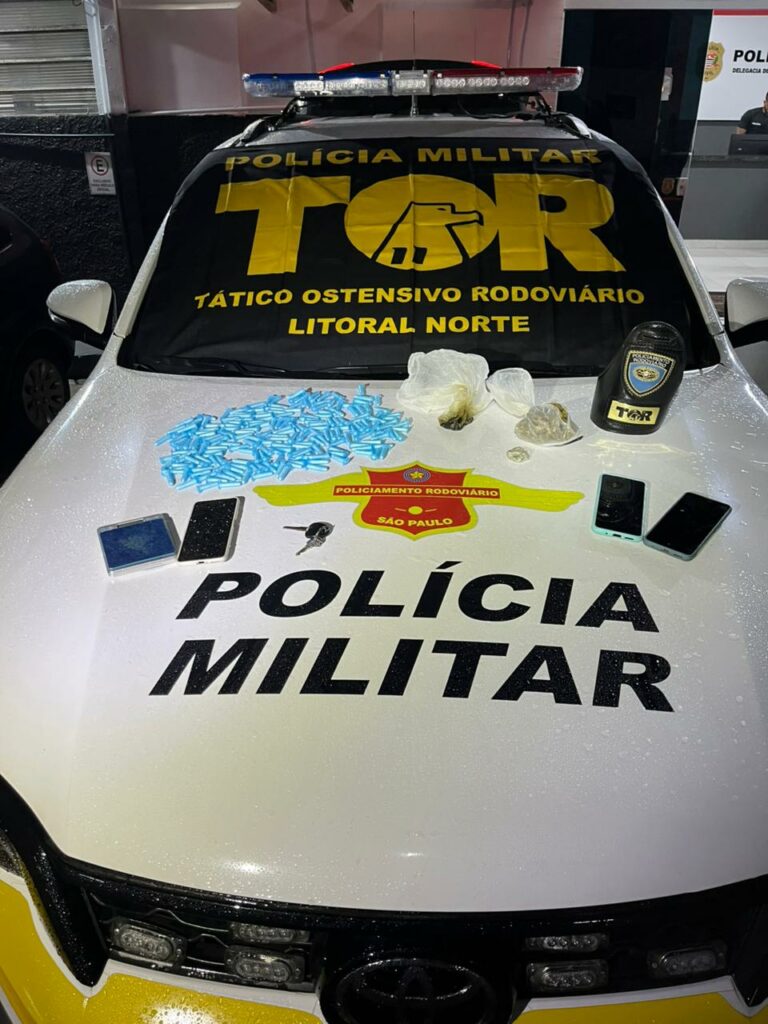 Tático Ostensivo Rodoviário prende quatro por tráfico de drogas no Litoral Norte