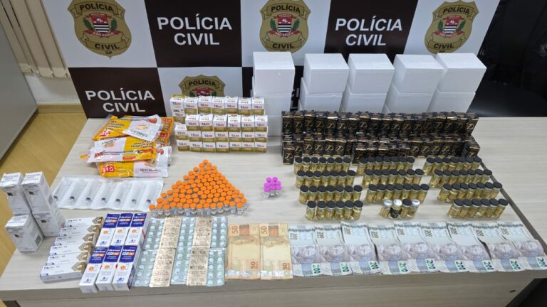 Polícia prende suspeito por venda ilegal de remédios para emagrecimento em São José