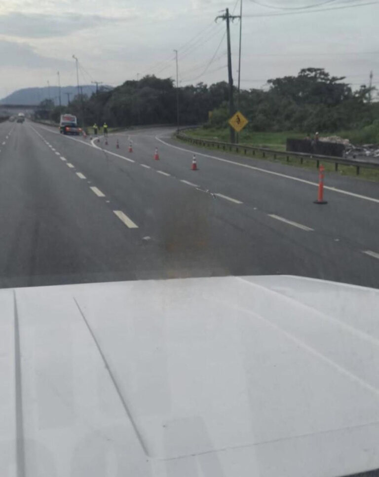 Homem morre após grave acidente em subida de viaduto no Guarujá