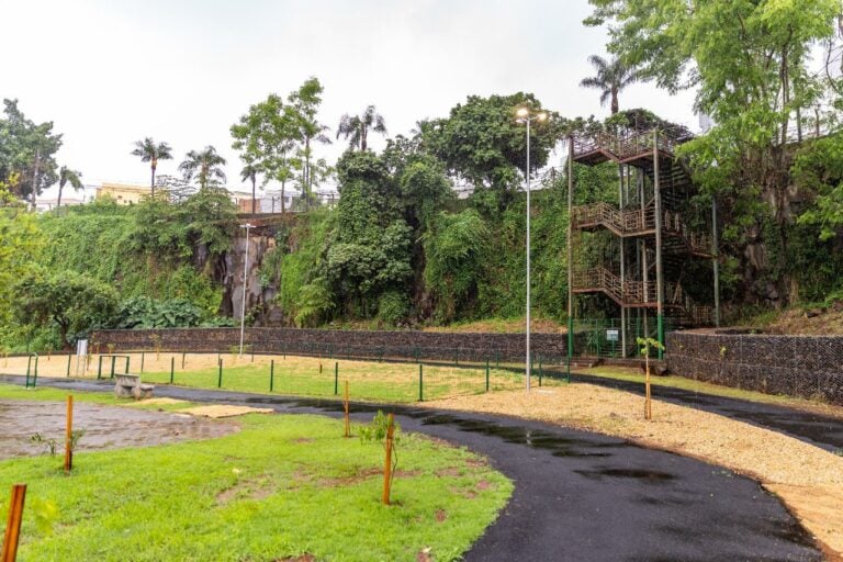 Deslizamento de rochas durante tempestade fecha parque em Ribeirão Preto
