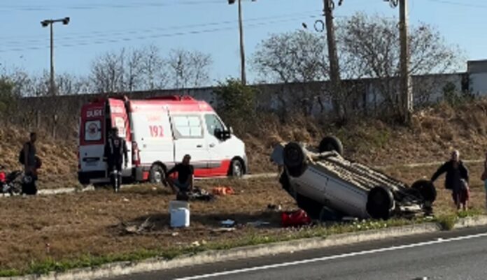 acidente br-230 gurinhem Quatro pessoas ficam feridas em acidente na BR-230,