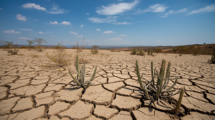 caatinga solo seca Inmet emite alerta de baixa umidade para 113 cidades da Paraíba neste sábado