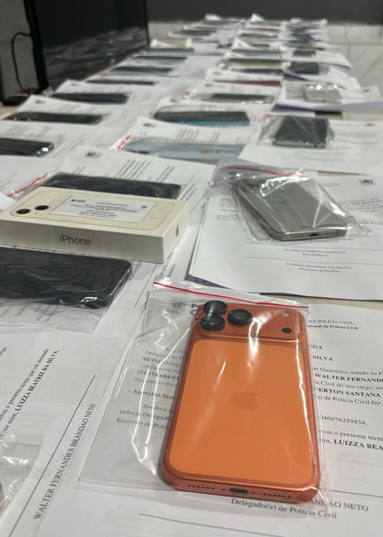 Polícia Civil devolve mais 60 aparelhos celulares a vítimas de furtos e roubos em Guarabira
