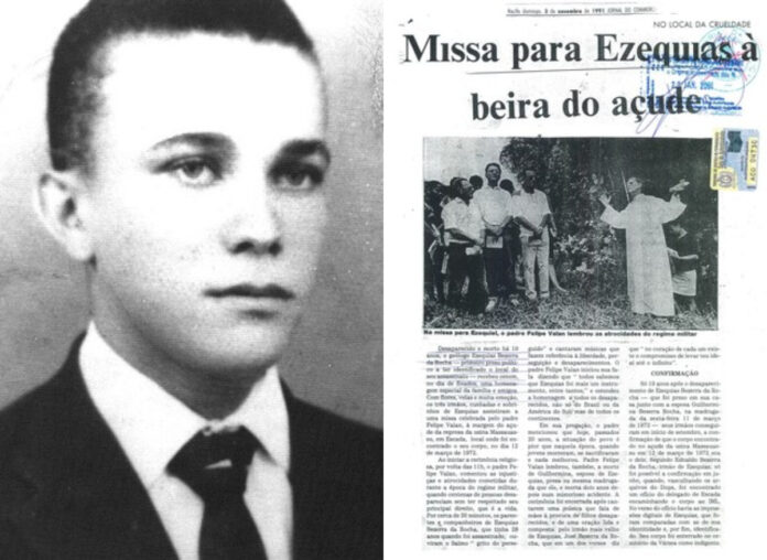 ezequiel paraibano Estado brasileiro retifica certidão de óbito de paraibano morto pela Ditadura Militar