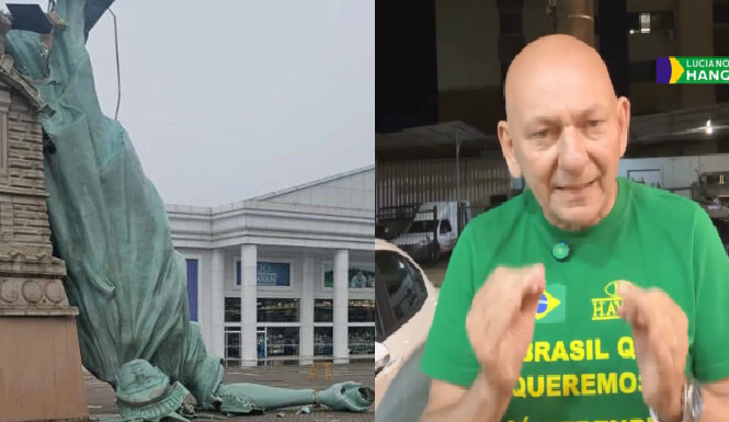 luciano hang estatua
