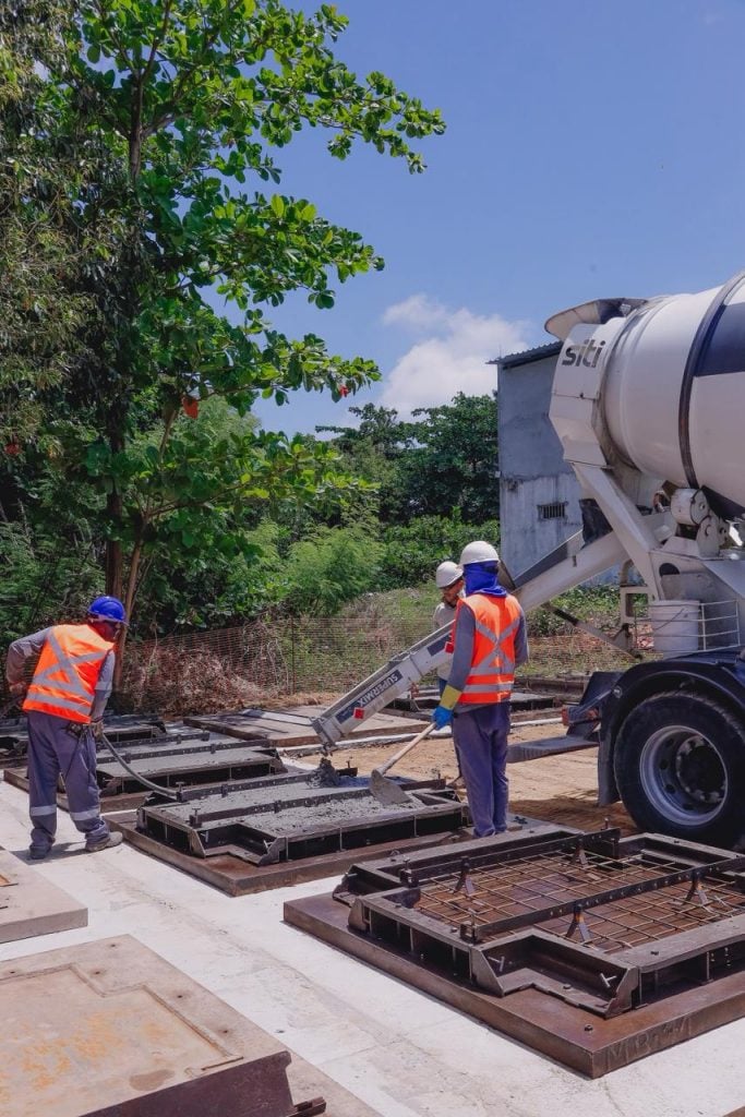 A construção da ponte visa otimizar o fluxo de veículos entre os bairros de Mangabeira e Valentina, em João Pessoa