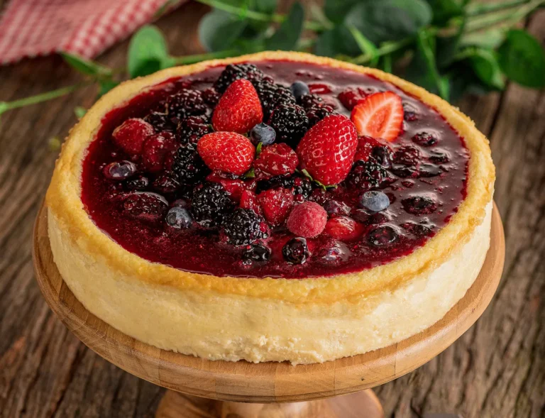 Aprenda a preparar receita de Torta de Frutas Vermelhas