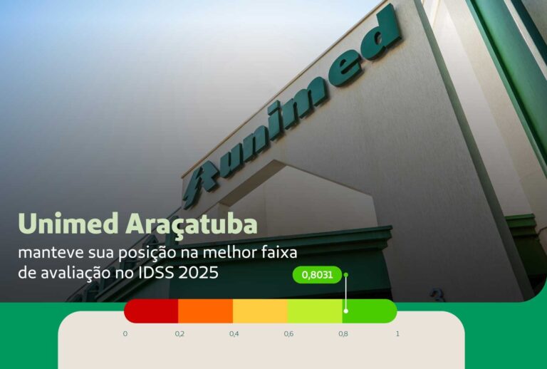 Unimed Araçatuba recebe pontuação de excelência no IDSS 2025