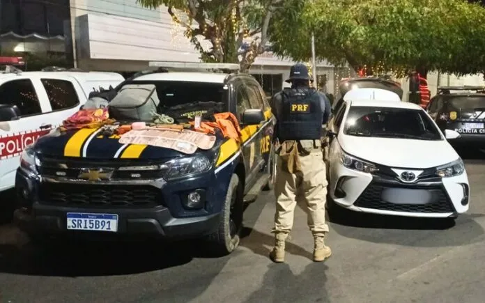 A equipe recebeu informações da Polícia Militar e da própria corporação sobre a fuga dos suspeitos em direção ao RN