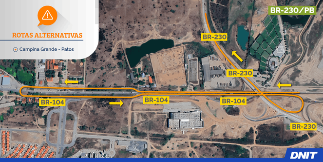 A mudança ocorre para a realização de serviços de terraplenagem e pavimentação do acesso, com prazo de até 10 dias