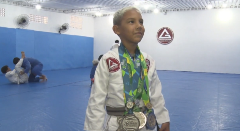 Paraibano se prepara para disputar sul-americano infantil de jiu jitsu