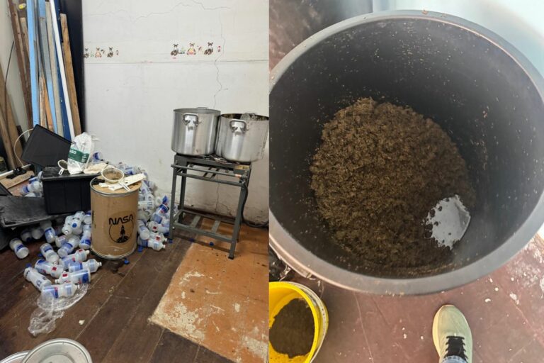 Polícia descobre laboratório de drogas e apreende cerca de 40kg de maconha no litoral
