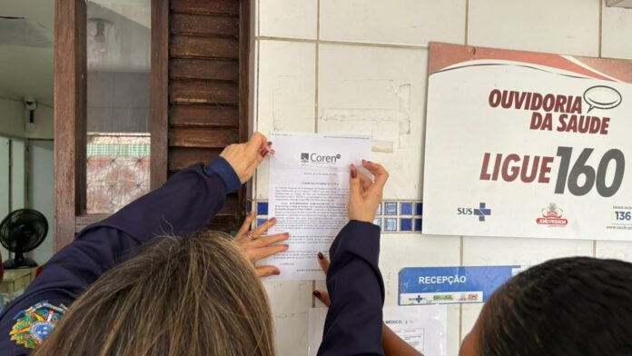 Interdição Coren Coren-PB interdita Sala de Vacina da USF Rangel I