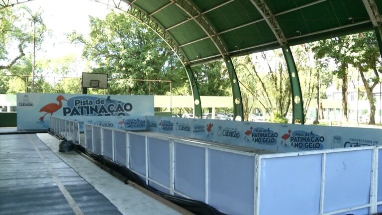 Cubatão terá pista de patinação no gelo no Parque Anilinas