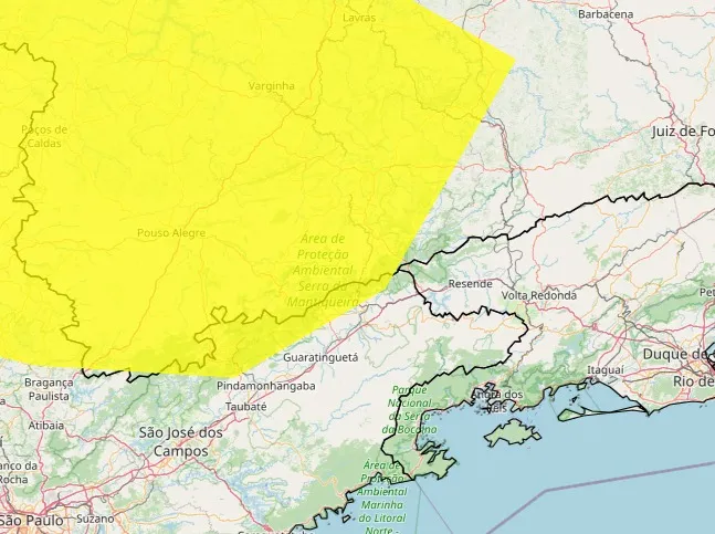 INMET emite alerta de tempestade para a região nesta terça (6)