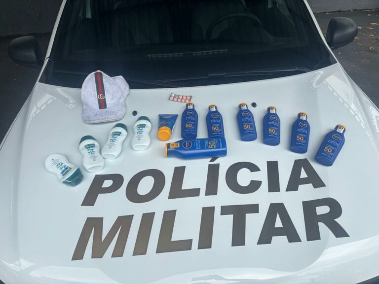 Homem é preso após furtar produtos de farmácia em São José