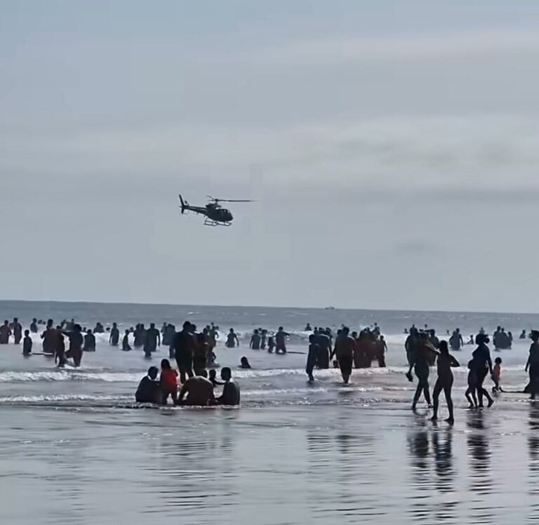 Três pessoas morrem afogadas em praias da Baixada Santista neste sábado