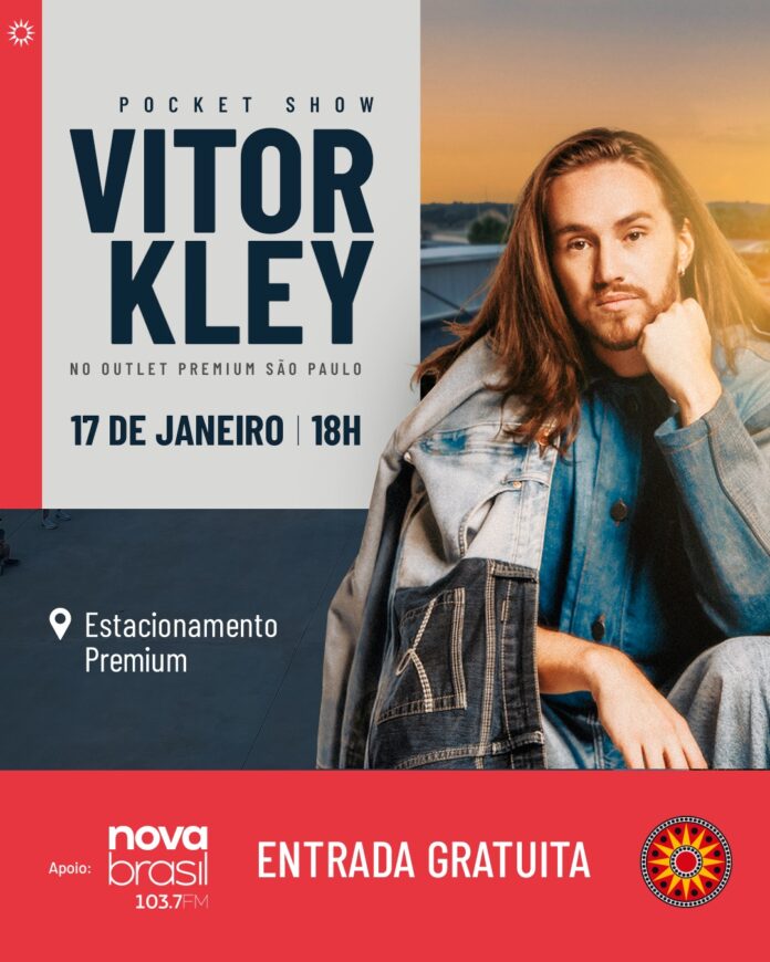 Vitor Kley se apresenta em Itupeva com show gratuito