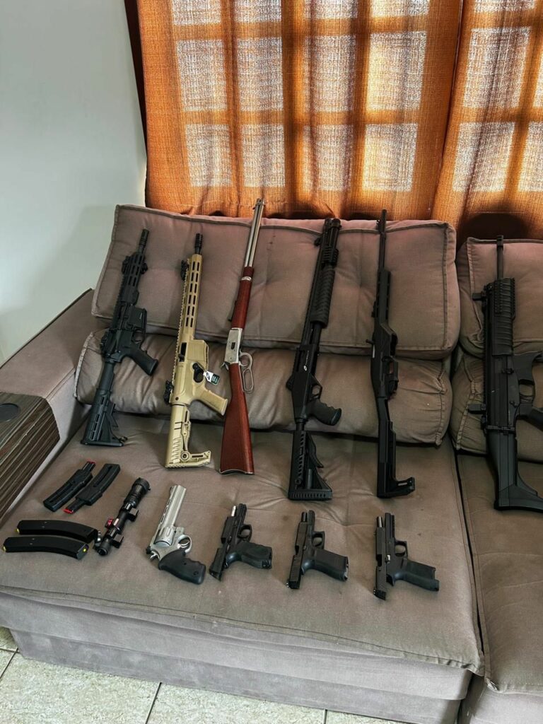 PF apreende armas e munições em nova fase da Operação Coffee Break