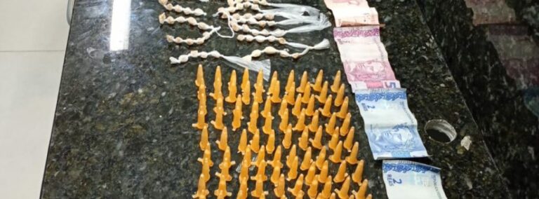 Homem é preso por tráfico em 'segundo dia de trabalho', em Caraguatatuba