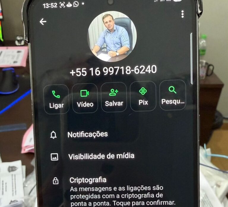 Criminosos usam nome do presidente da Câmara em tentativa de golpe contra motoristas