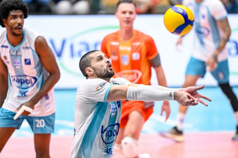 São José perde para o Vôlei Renata e segue afundado na zona de rebaixamento da Superliga