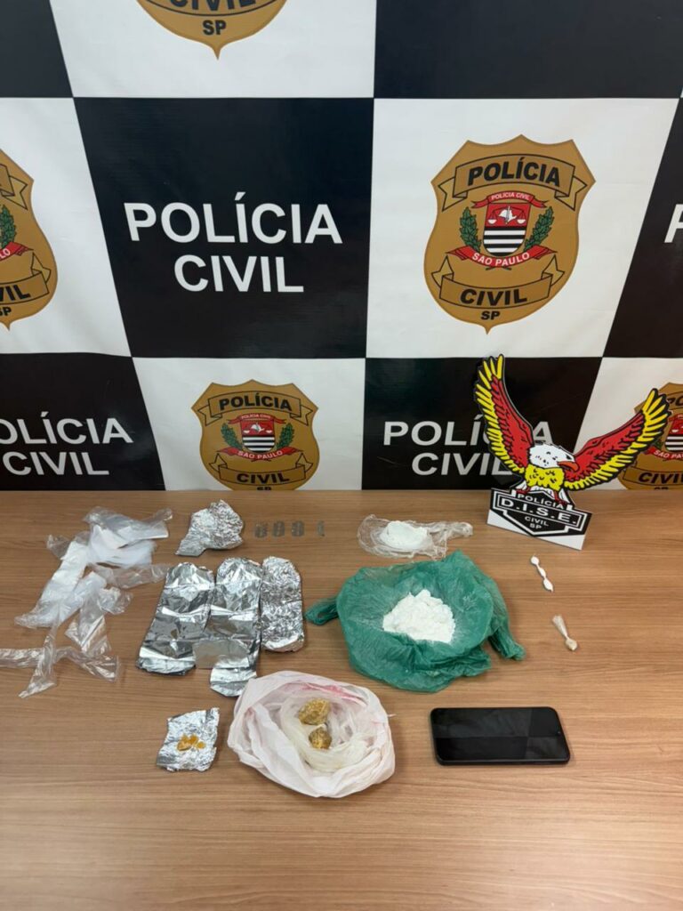 Homem é preso por tráfico de drogas durante operação da Polícia Civil