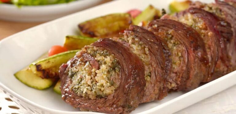 Aprenda a preparar uma deliciosa receita de Fraldinha Recheada