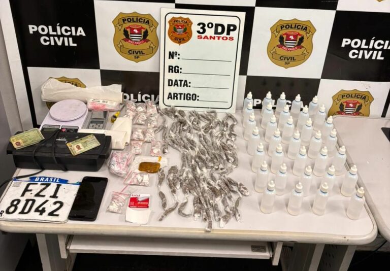 Homem é preso em flagrante por trafico de drogas em cidade do litoral