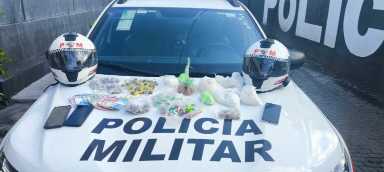 PM prende criminosos e apreende adolescente por tráfico de drogas em Ubatuba