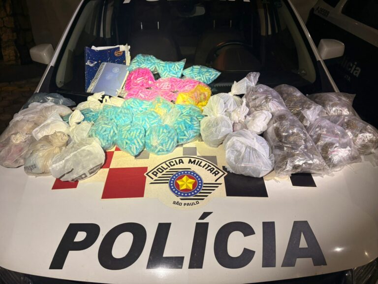 PM prende homem com mais de 7 kg de drogas em Guaratinguetá