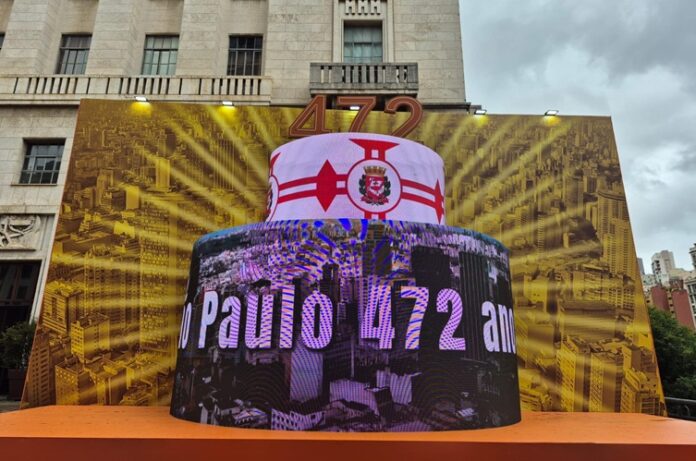 Centro histórico ganha ativações instagramáveis pelos 472 anos de São Paulo