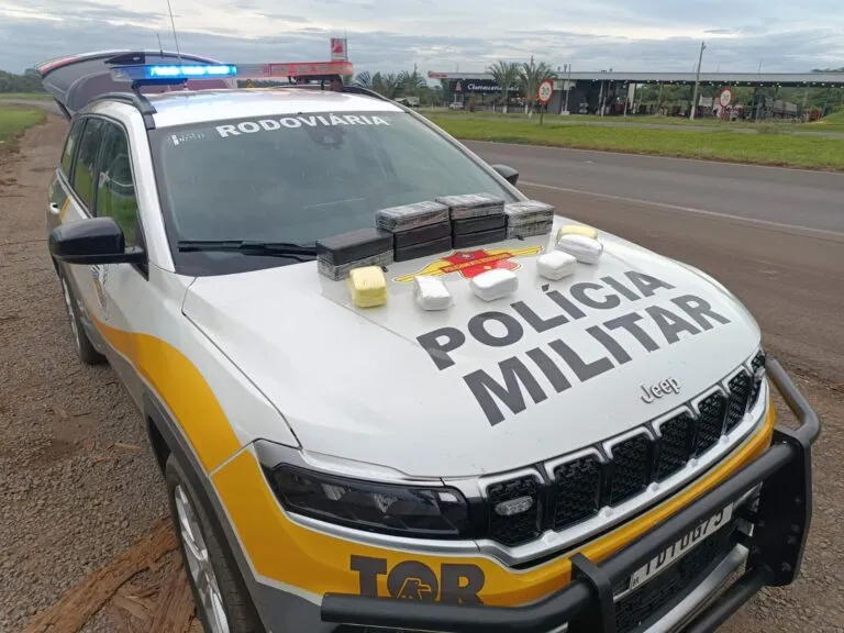 Trio boliviano é preso com mais de 12 kg de drogas na Rondon