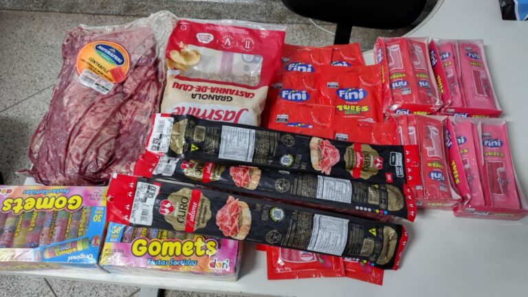 Homem é preso após roubar supermercado e ameaçar funcionários com barra de ferro