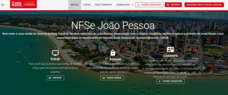 João Pessoa atualiza emissão de notas fiscais para seguir padrão nacional