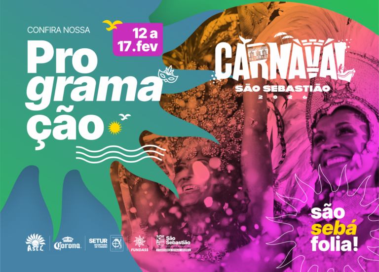 São Sebastião anuncia programação do Carnaval com show do Jammil e mais de 130 atrações