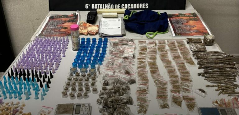 Polícia Militar prende procurado pela justiça por tráfico de drogas em cidade do litoral