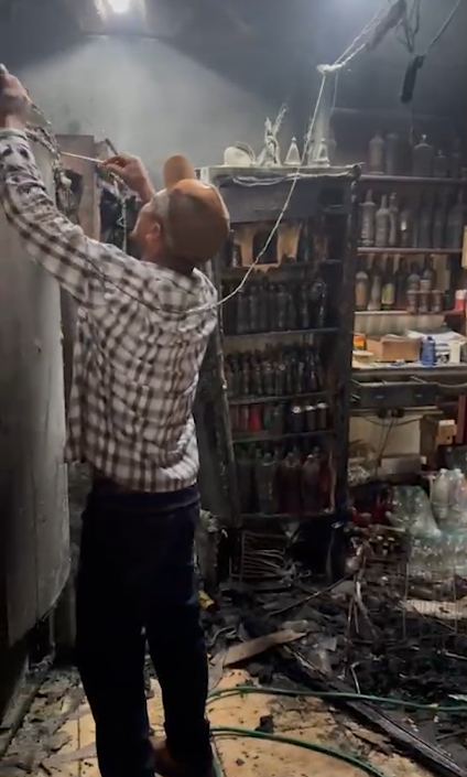 Incêndio destrói bar e deixa prejuízo de mais de R$ 20 mil