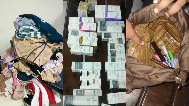 Três mulheres são presas por furtar mais de R$ 5 mil em produtos de shopping