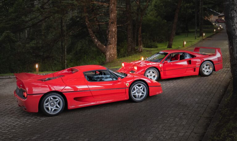 Ferrari F40 e F50 chegam ao museu CARDE para o Carnaval em Campos do Jordão