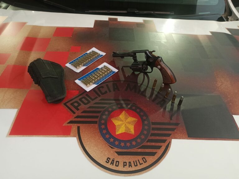 PM prende homem por porte ilegal de arma na zona sul de São José dos Campos