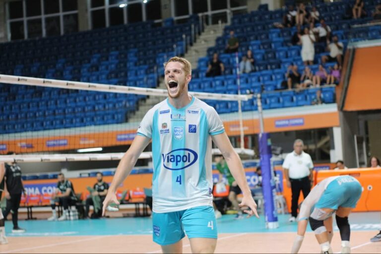 Vôlei São José vence Goiás por 3 sets a 0 e ganha fôlego na luta contra o rebaixamento
